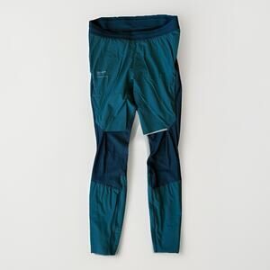 Lululemon Senseknit Composite Running Tight Medium Jasper Green Athleisure